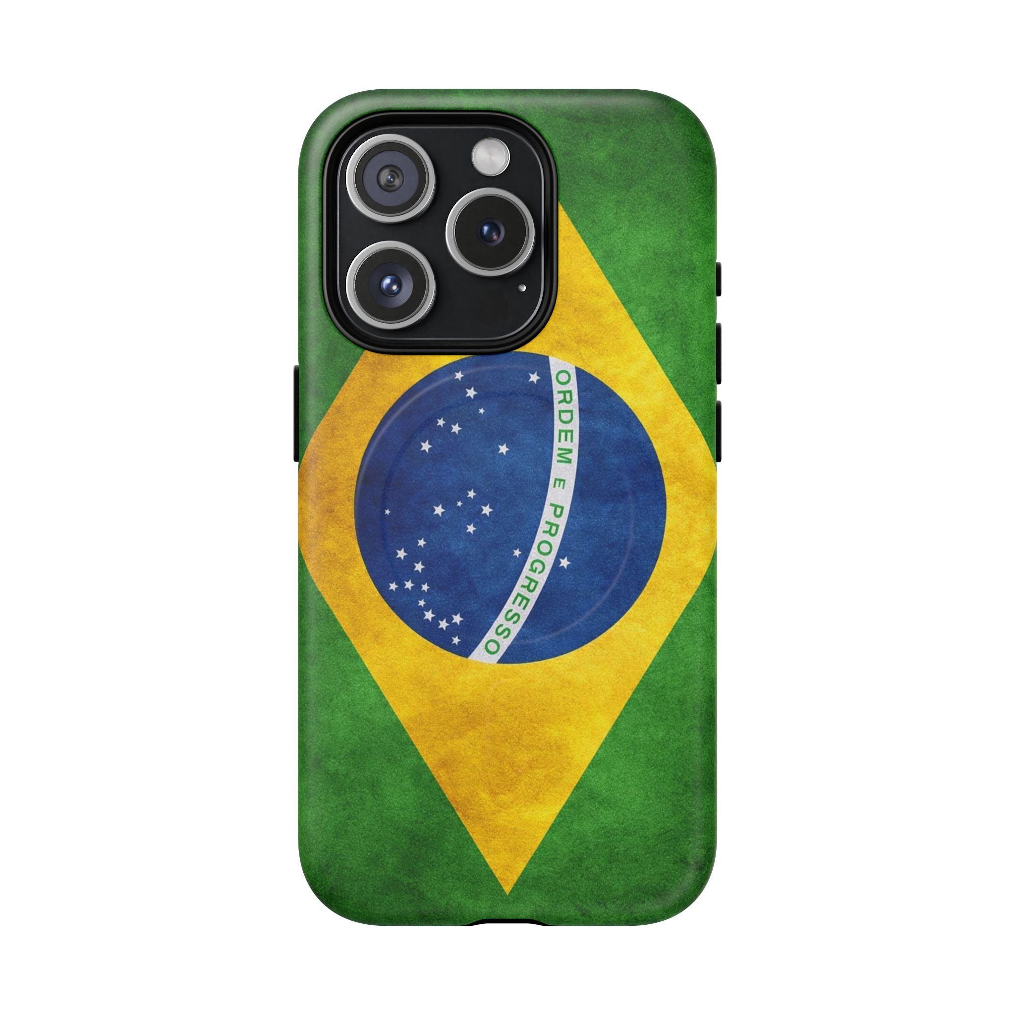 Brazilian Flag Slim MagSafe Case | Ultra-Tough Protective Design