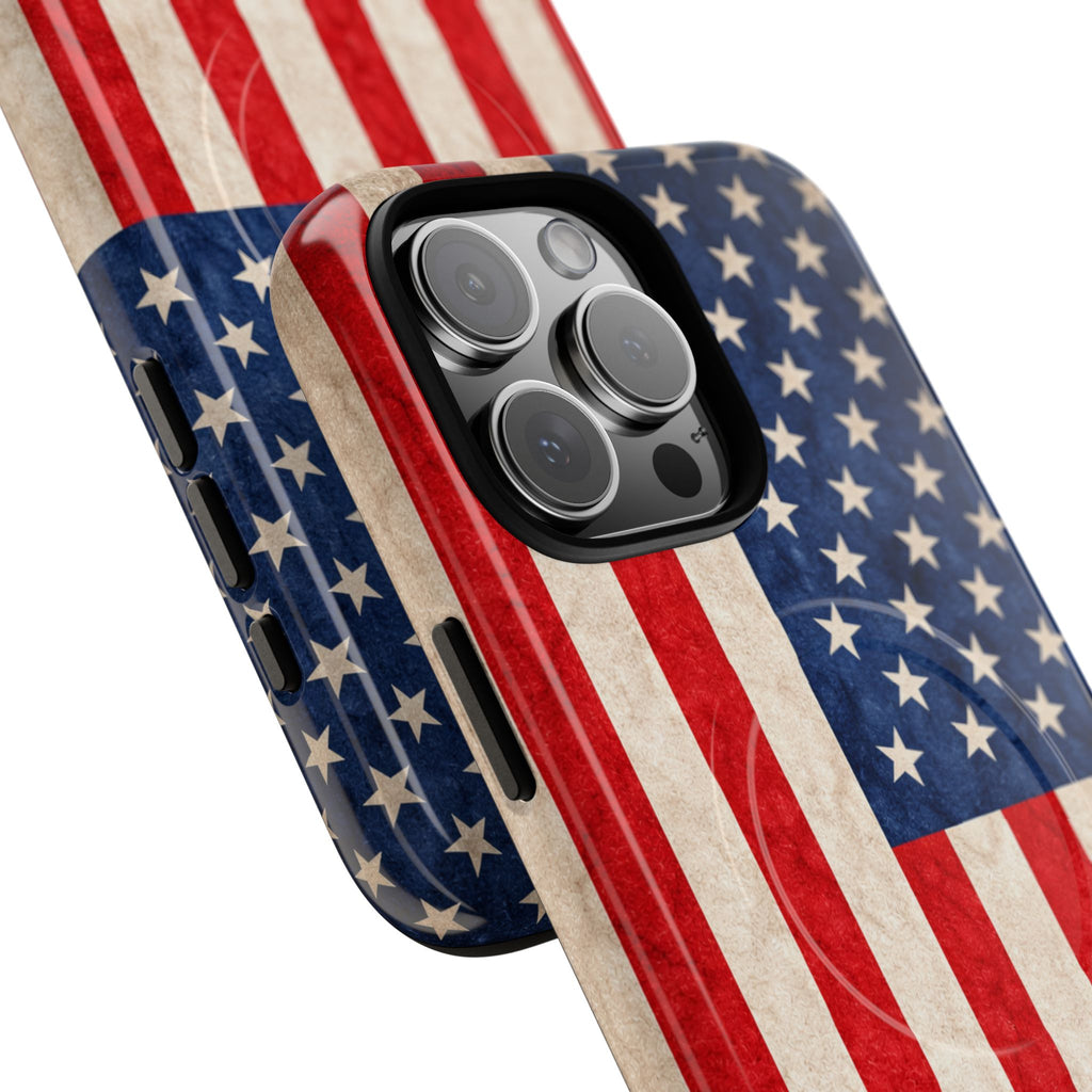 Amerikaanse Vlag Slim MagSafe Hoesje | Ultraslim en Robuust Ontwerp