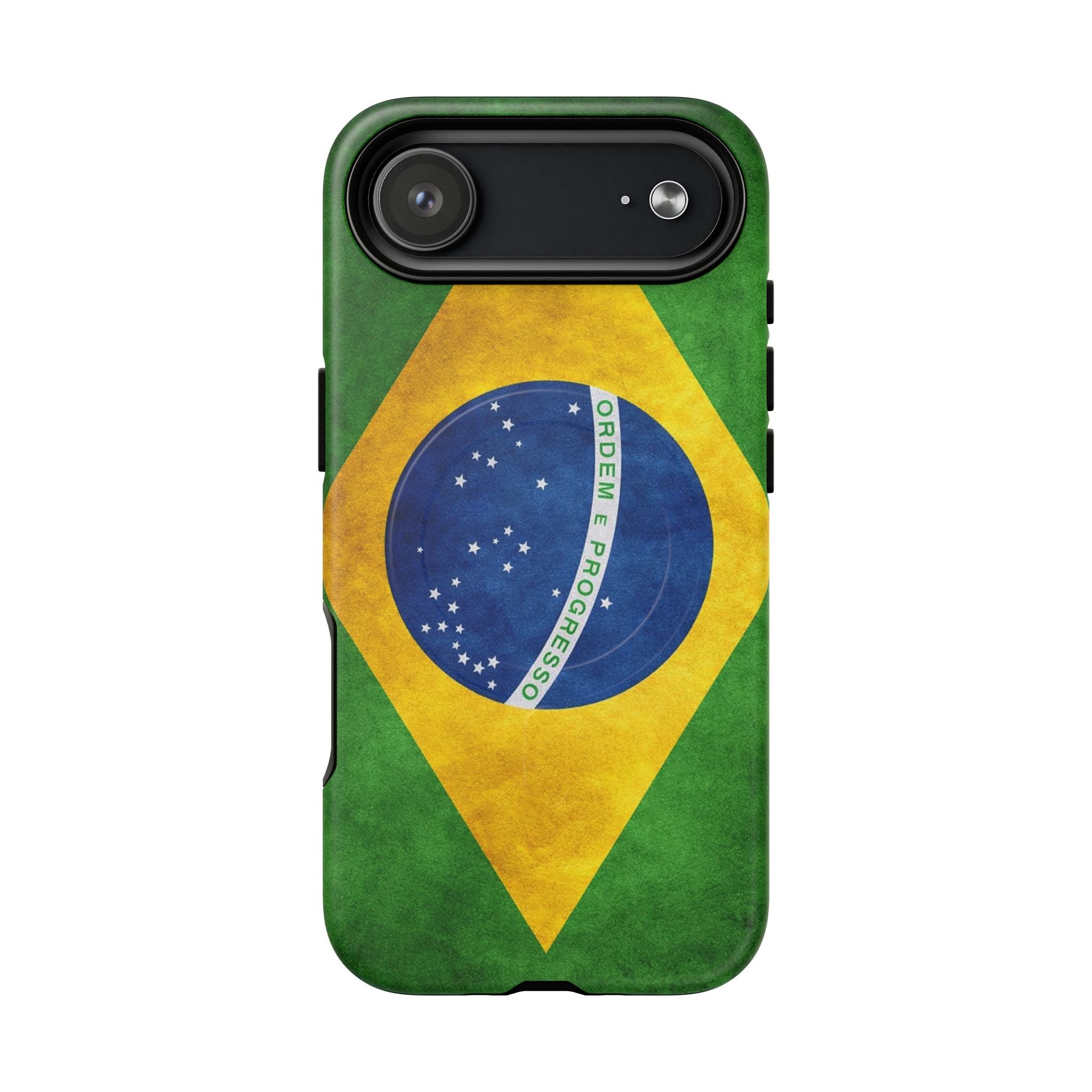 Brazilian Flag Slim MagSafe Case | Ultra-Tough Protective Design