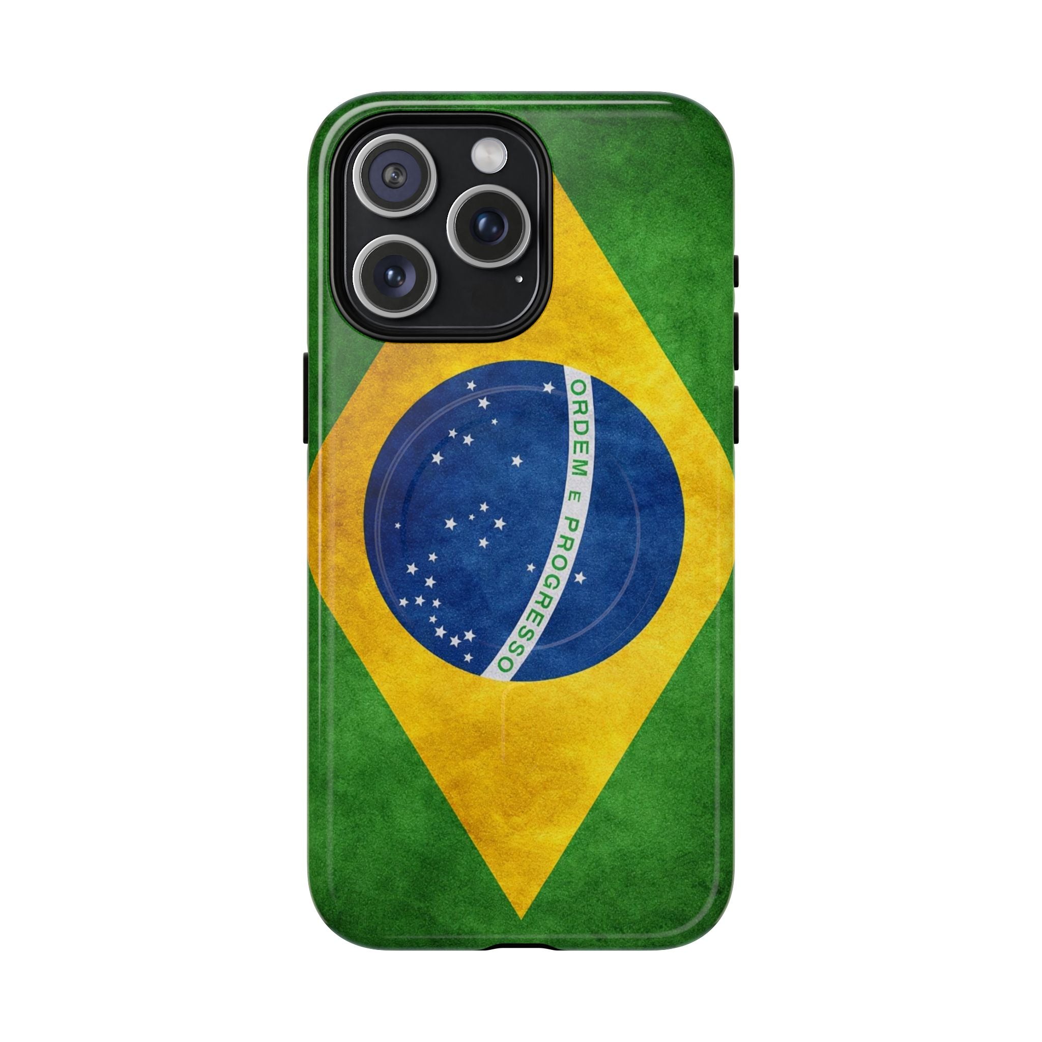 Brazilian Flag Slim MagSafe Case | Ultra-Tough Protective Design