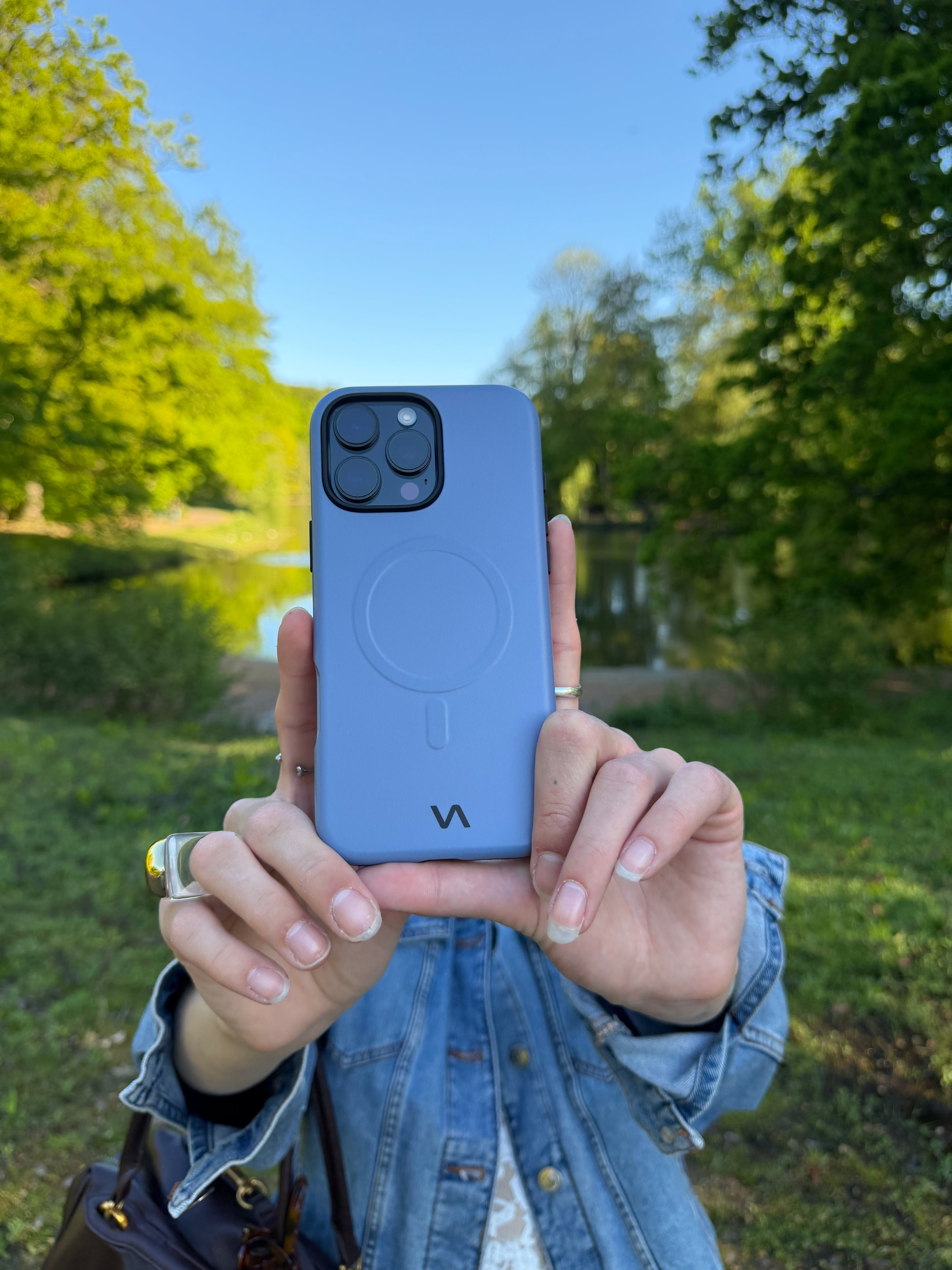 Steel Mist Bundle – MagSafe Case & AirPods Max Covers | VitaAurea