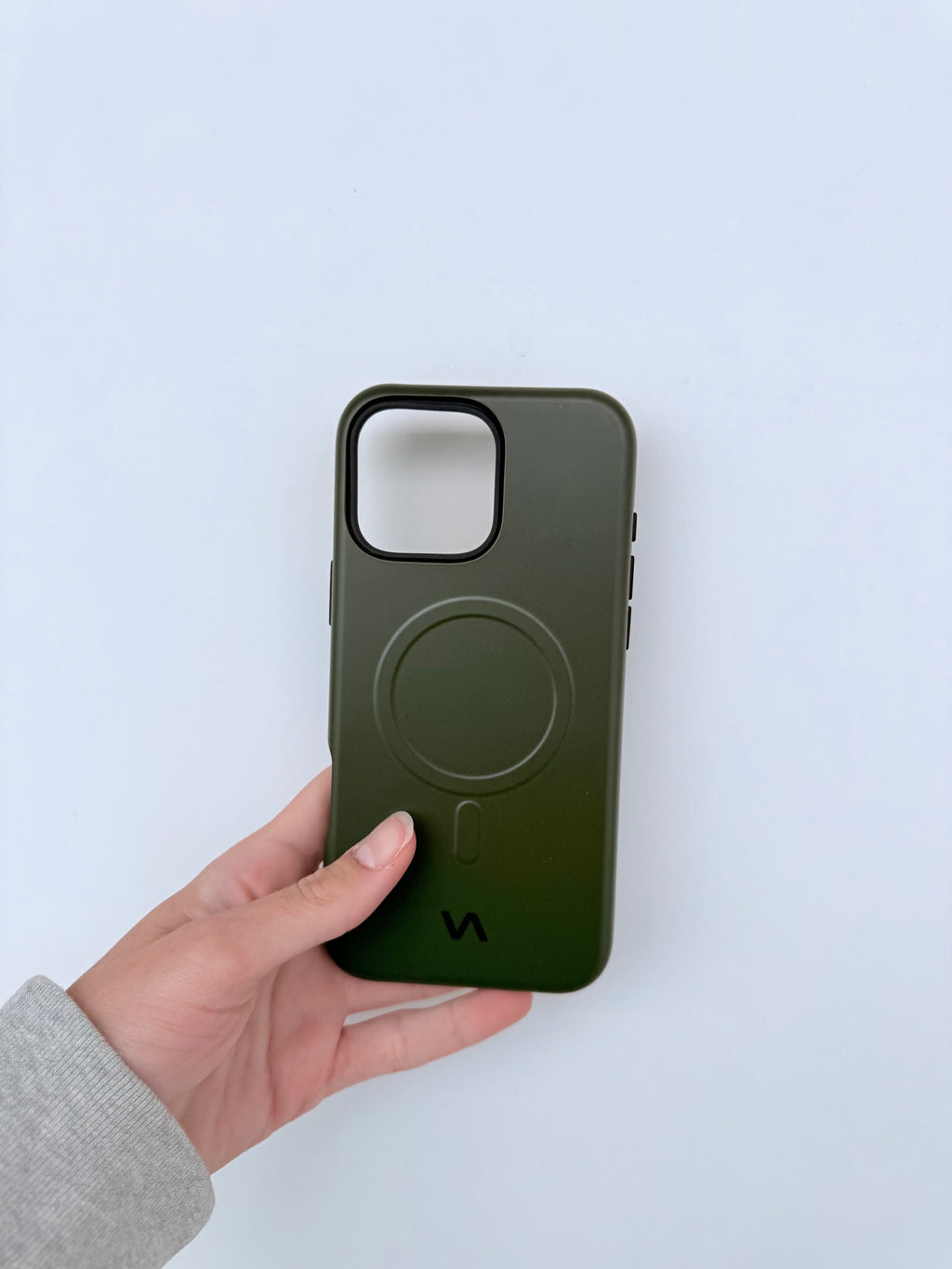 Olive Green Bundle – MagSafe Case & AirPods Max Covers | VitaAurea