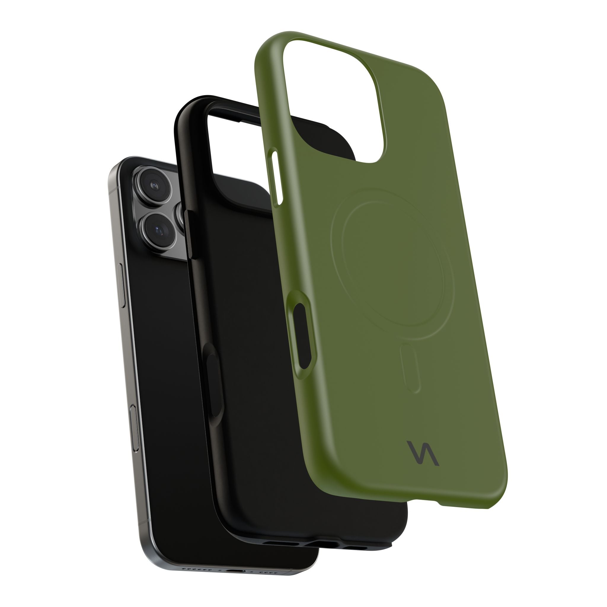 Olive Green Bundle – MagSafe Case & AirPods Max Covers | VitaAurea